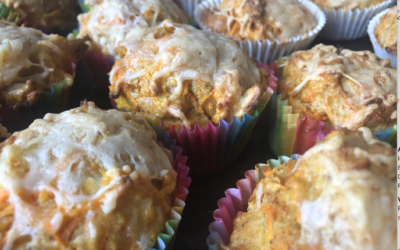 Carrot Goat Cheese Muffins