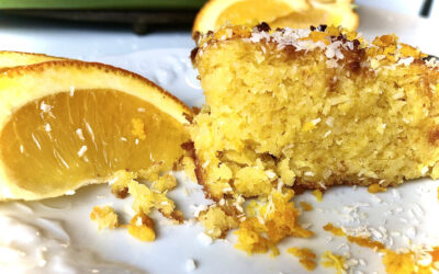 French Summer Orange Coconut Cake