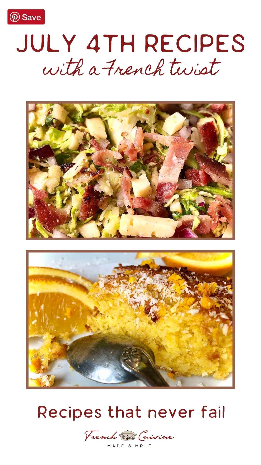 2 desserts July 4th4 ex July 4th recipes -French Cuisine Made Simple
