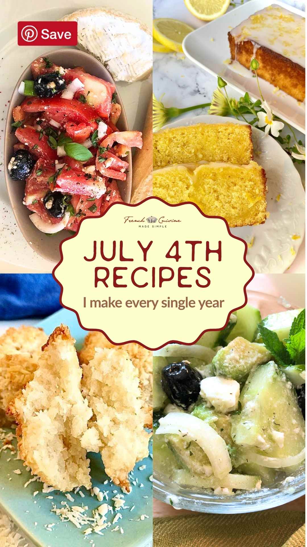 4 ex July 4th recipes -French Cuisine Made Simple