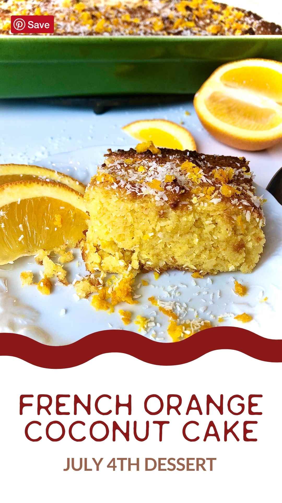 organge cake 4th july-French Cuisine Made Simple.
