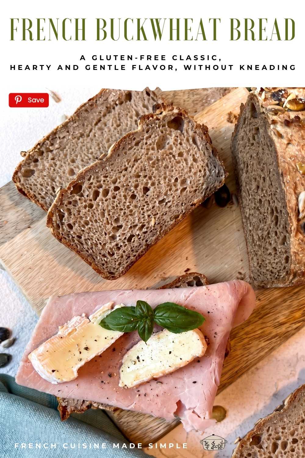 PIN Buckwheat bread A beginners authentic French Crème Brulée recipe with only 4 ingredients. Here’s your classic creamy dessert that is simple, homemade and irresistible.