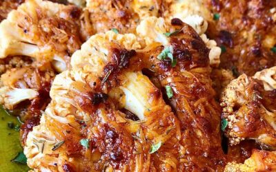 French Roasted Cauliflower – Baked with Parmesan, Paprika & Honey ⭐